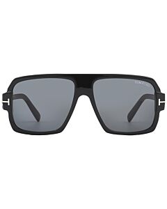 Tom Ford Camden 58 mm Shiny Black Sunglasses