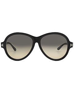 Tom Ford Camryn 59 mm Shiny Black Sunglasses