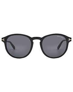 Tom Ford Dante 52 mm Shiny Black Sunglasses