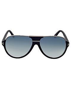 Tom Ford Dimitry 59 mm Matte Black/Dark Ruthenium Sunglasses