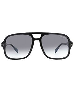 Tom Ford Falconer 60 mm Shiny Black Sunglasses