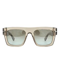 Tom Ford Fausto 53 mm Shiny Transparent Oyster Sunglasses