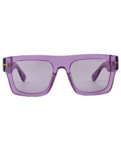 Tom Ford Fausto 53 mm Transparent Violet Sunglasses