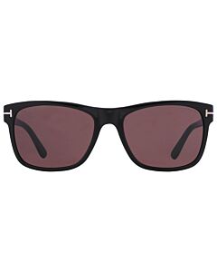 Tom Ford Giulio 57 mm Shiny Black Sunglasses