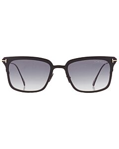 Tom Ford Hayden 54 mm Matte Black/Shiny Black Sunglasses