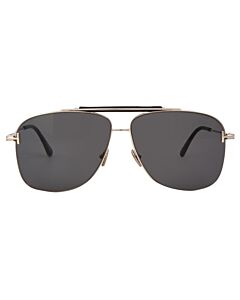 Tom Ford Jaden 60 mm Shiny Rose Gold Sunglasses