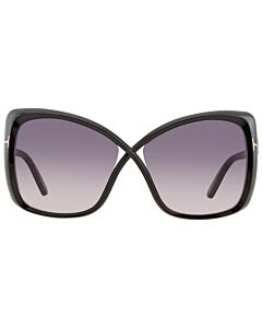 Tom Ford Jasmin 63 mm Shiny Black Sunglasses