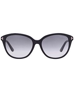 Tom Ford Karmen 57 mm Shiny Black Sunglasses