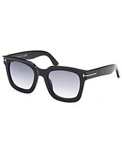 Tom Ford Leigh 52 mm Shiny Black Sunglasses