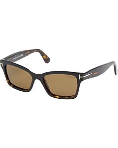 Tom Ford Mikel 54 mm Shiny Classic Dark Havana Sunglasses