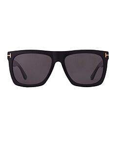 Tom Ford Morgan 57 mm Shiny Black Sunglasses