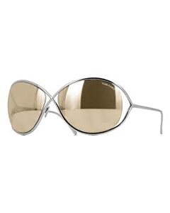 Tom Ford Nicoletta Special Edition 67 mm Shiny Silver Sunglasses