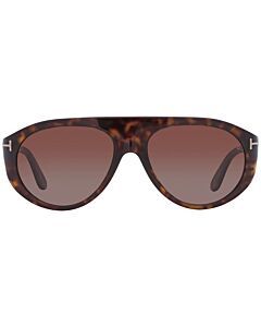 Tom Ford Rex 57 mm Havana Sunglasses