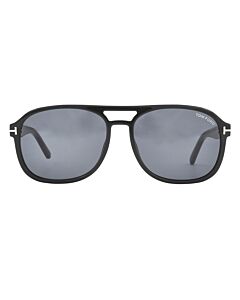 Tom Ford Rosco 58 mm Shiny Black Sunglasses