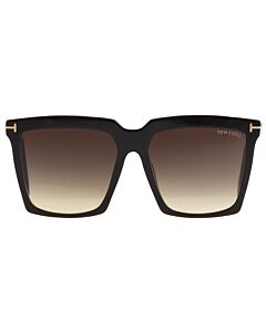 Tom Ford Sabrina 58 mm Black Sunglasses