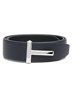 Tom Ford Soft Grain Leather Icon T Reversible Belt