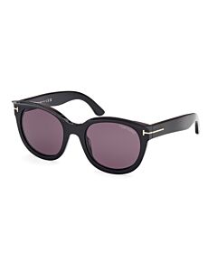 Tom Ford Tamara 54 mm Shiny Black Sunglasses