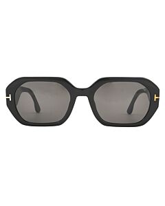 Tom Ford Veronique 55 mm Shiny Black Sunglasses