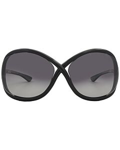 Tom Ford Whitney 64 mm Shiny Black Sunglasses