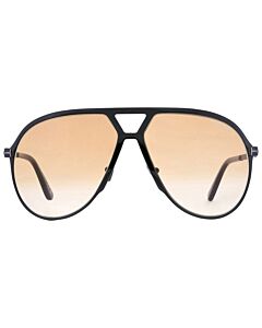 Tom Ford Xavier 64 mm Shiny Black Sunglasses