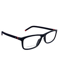 Tommy Hilfiger 52 mm Matte Blue/Red Eyeglass Frames