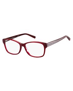 Tommy Hilfiger 53 mm Red Glitter Eyeglass Frames