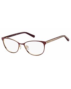 Tommy Hilfiger 53 mm Red Glitter Gold Eyeglass Frames