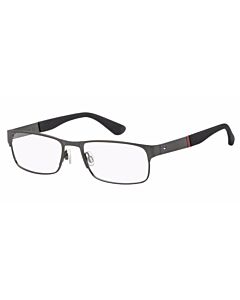Tommy Hilfiger 54 mm Semi Matte Dark Ruthenium Eyeglass Frames