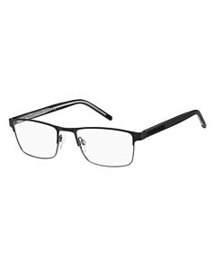 Tommy Hilfiger 55 mm Black/Dark Ruthenium Eyeglass Frames
