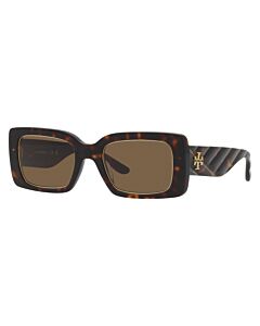 Tory Burch 51 mm Dark Tortoise Sunglasses