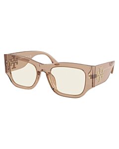 Tory Burch 52 mm Camel Transparent Eyeglass Frames
