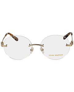 Tory Burch 52 mm Gold Tone Eyeglass Frames