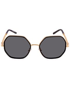 Tory Burch 55 mm Black;Gold Sunglasses