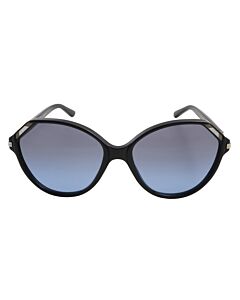 Tory Burch 57 mm Black Sunglasses