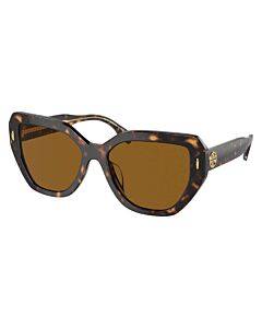 Tory Burch 57 mm Dark Tortoise Sunglasses