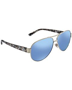 Tory Burch 60 mm Silver Sunglasses