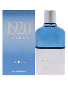 Tous Men's 1920 The Origin EDT Spray 3.4 oz Fragrances 8436550507034