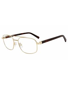 Tumi 54 mm Gold Eyeglass Frames
