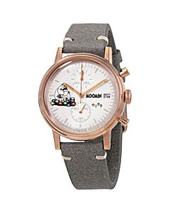 Unisex UDN Chronograph Leather White Dial Watch