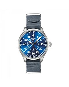 Unisex Aachen Nylon Blue Dial Watch