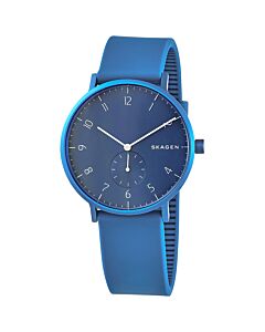 Unisex Aaren Kulor Silicone Blue Dial Watch