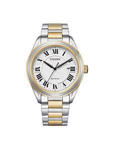Unisex Arezzo Stainless Steel White Dial Watch