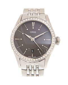 Unisex Artelier Date Stainless Steel Grey Dial Watch