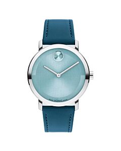 Unisex Bold Evolution 2.0 Leather Blue Dial Watch