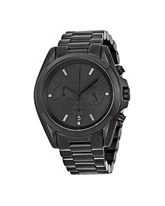 Unisex Bradshaw Chronograph Stainless Steel Black Dial Watch