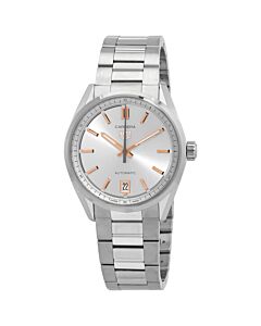 Unisex Carrera Stainless Steel Silver-tone Dial Watch