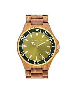Unisex Centurion Wood 1 Green Dial Watch