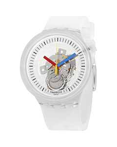 Unisex Clearly Bold Silicone Transparent Dial Watch