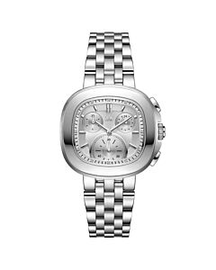 Unisex Coast Chronograph Stainless Steel Silver-tone Dial Watch