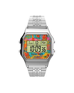 Unisex Coca-Cola Unity Stainless Steel Digital Dial Watch